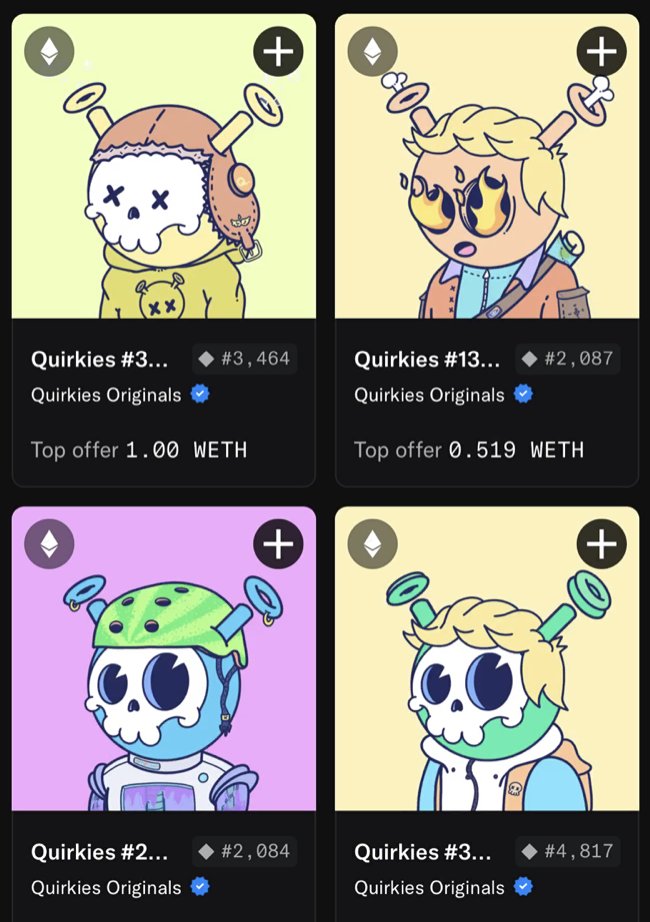 💯🔥 Over the last few days <a href="/oldschool711/">OldSchoolFromTexas</a> has gotten QUIRKIE FEVER

He has now 24 OG <a href="/quirkiesnft/">Quirkies</a> &amp; has been a true friend and believer since I acquired the project

We met building the Hoodie Punk culture and spaces... thank God for that, congrats brother on stacking GRAILS