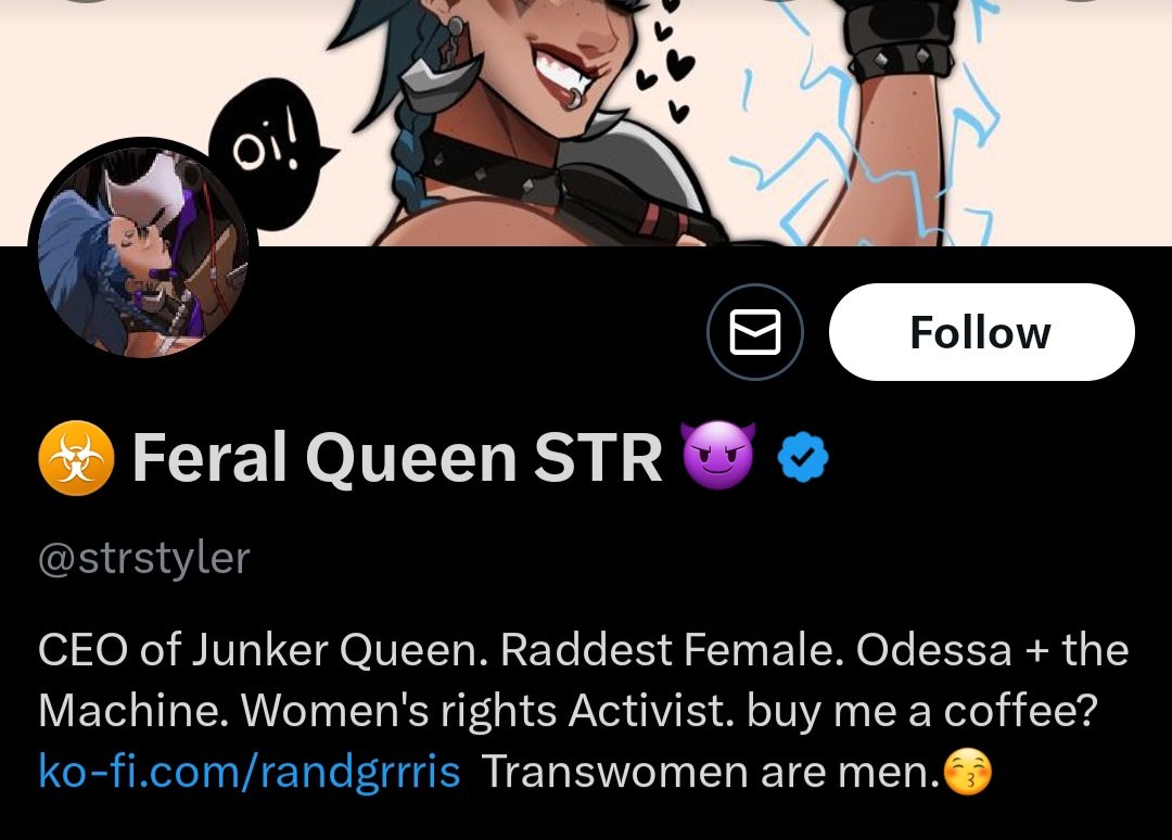 droopdramp's tweet image. ‼️DISPATCH FANDOM‼️
For any trans/trans ally dispatch fans, watch out for this person. They are a huge terf.