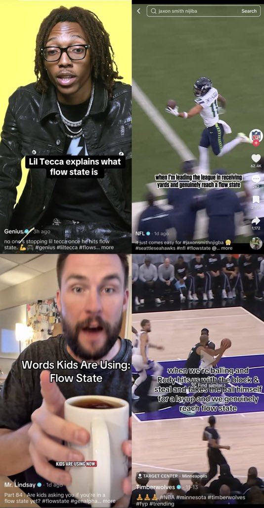 Crypto is always late to new pop culture terms/memes

$67 took months to fully launch despite being a meme all year 

Flow state isn’t a brand new term, but it is hitting its stride amongst pop culture

$flow
GYKBbafCYFwd9gYrZuVQ4yYwdHgbxJ1HRQh8jN6Apump