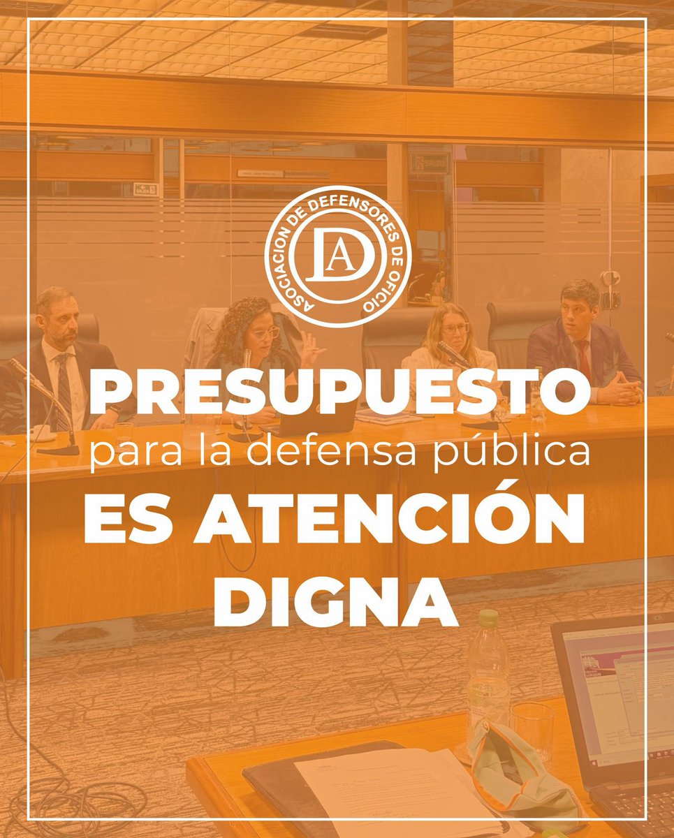 ADEPU_URU's tweet photo. Hoy se está votando el Presupuesto Nacional y, hasta este momento, no se han incorporado artículos que refuercen la atención de la Defensa Pública. https://t.co/QH2cFYZ2Lu