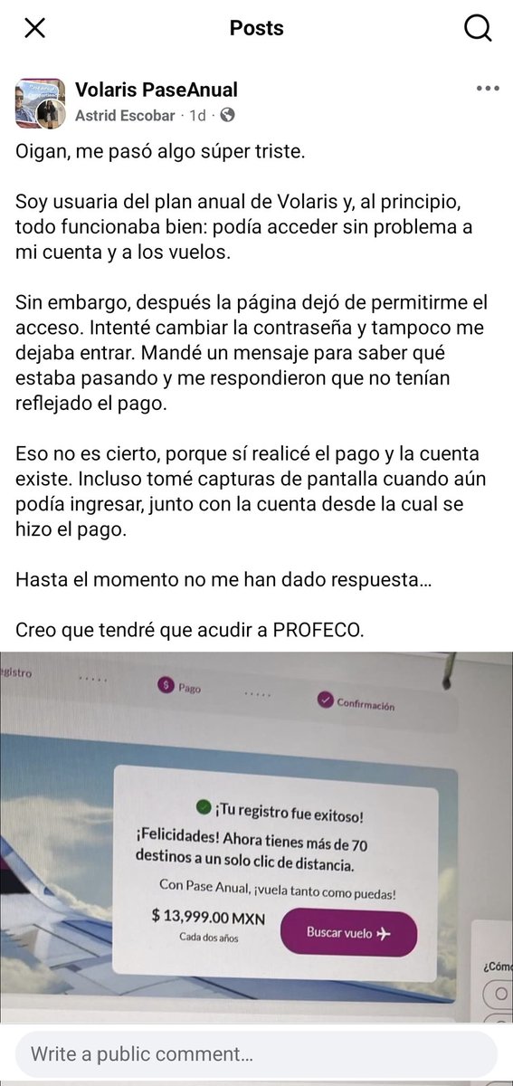 RichardLio's tweet image. @viajaVolaris @flyvolaris Y así veran a Volaris... vamos viendo que responden:
facebook.com/share/p/19Wfj8…