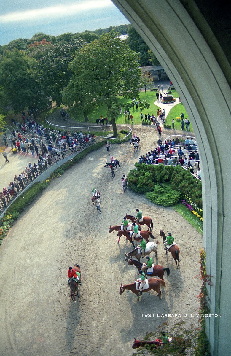Belmont Park, 1991

With outrider Lee aboard her grand horse Montana