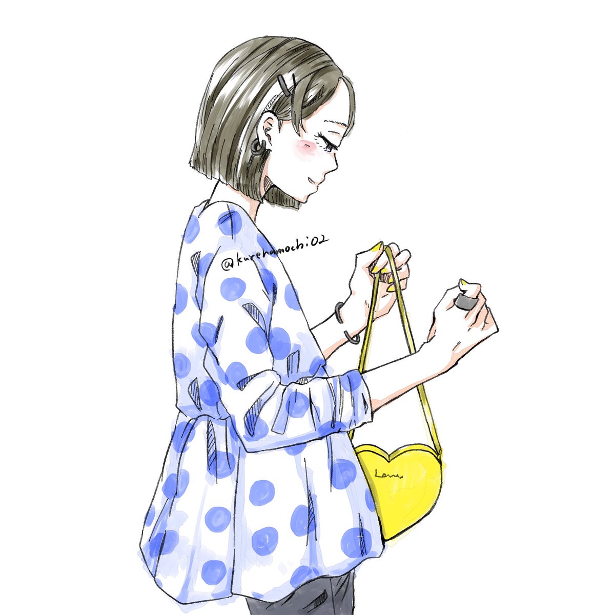 kurehamochi02's tweet photo. お手本にできるだけ寄せて描いてみた https://t.co/30zTuZoIqs