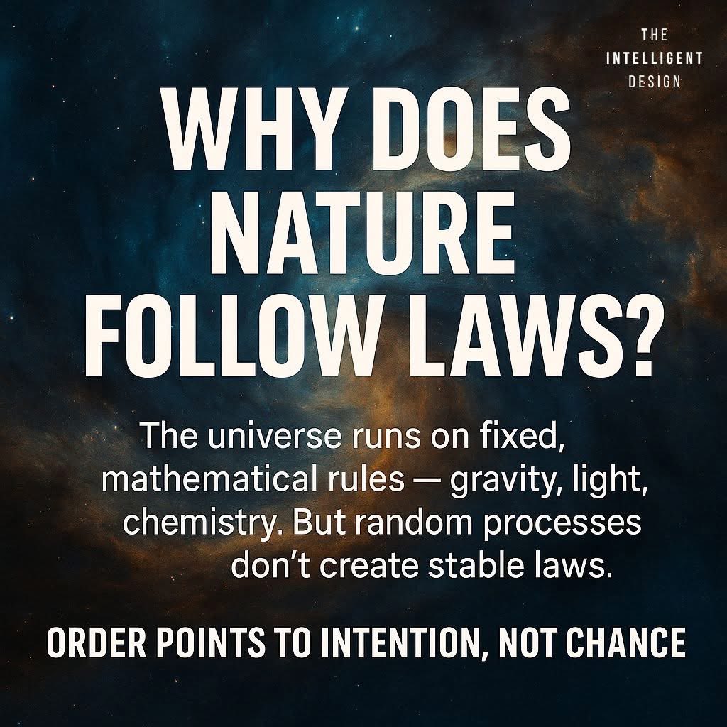 NotEvolution1's tweet image. Science works because the universe behaves in consistent, predictable ways — gravity, light, chemistry, and biology all operate by fixed laws.