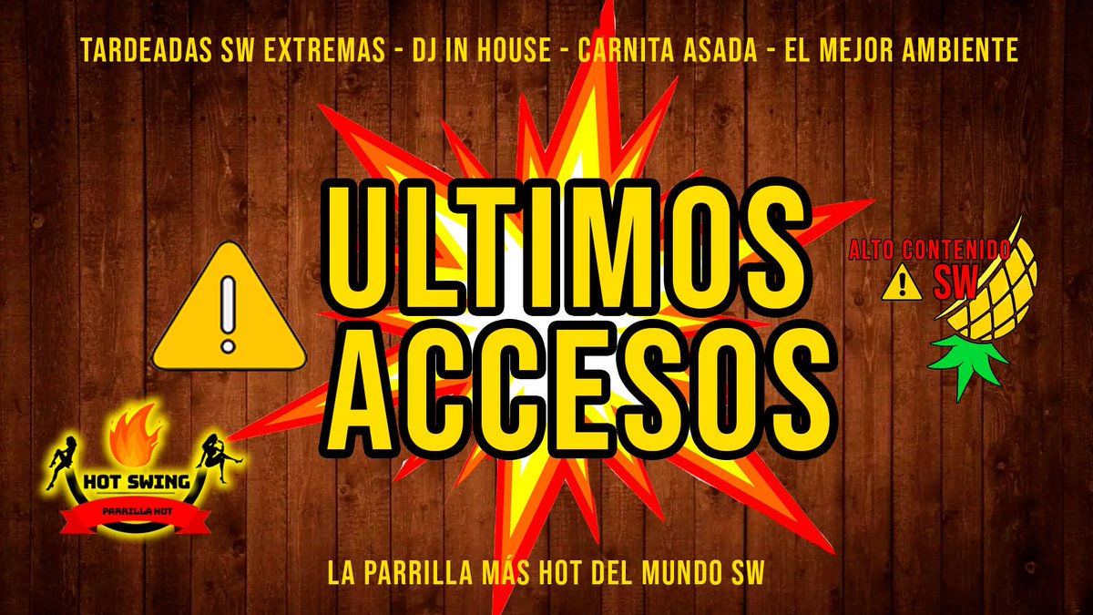 🚨La parrilla🔥MÁS HOT🔥del MundoSW😈
🌟Presenta: 💋Fiesta de PUT1 vestidos 
♦️ÚLTIMOS ACCESOS♦️ÚLTIMOS ACCESOS♦️

🗓️Vie/28Noviembre🌤️TARDEADA #sw 15-22hrs.
🌞📍Terraza Lounge/RomaSur
😈PlayRoom-Gloryhole 
⭐️GANGBANERA / STREEPER en acción 
🎧DJTematiks 
🔴Parrilla (ARRACHERA) y