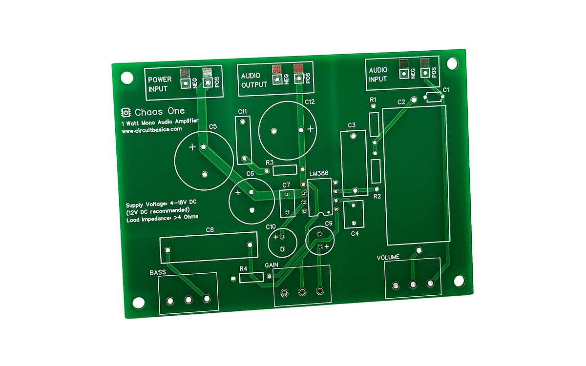 circuitbasics's tweet image. The little Chaos One amplifier will bring your music to life with impressive clarity and depth in a small package. PCBs now available: circuitbasics.com/product/chaos-… #chaosone #amplifier #diyaudio #circuitshop