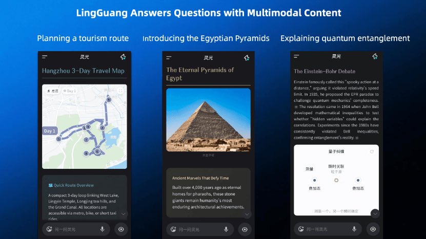 drostontang's tweet image. China’s first multimodal AI assistant? 💡

More info: antgroup.com/en/news-media/… via @AntGroup 

Btw Ant Group’s LingGuang vibe coding app hits 1 million downloads in just 4 days! amp.scmp.com/tech/tech-tren…

Images credit: Ant Group #LingGuang