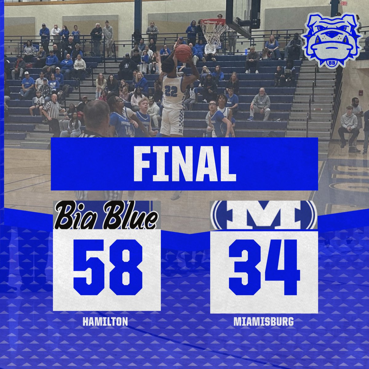 FINAL from the BLUE!!

Sophomore Jordon Johnson-Perdomo led the way with 21 points.

Hamilton returns to action next Friday Dec. 5 at Colerain. 

#WeAreBigBLUE