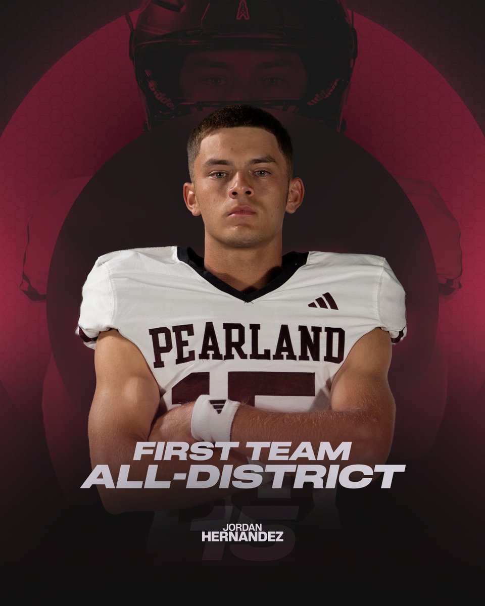 Congratulations Jordan Hernandez on earning First Team All-District!

#BleedMaroon