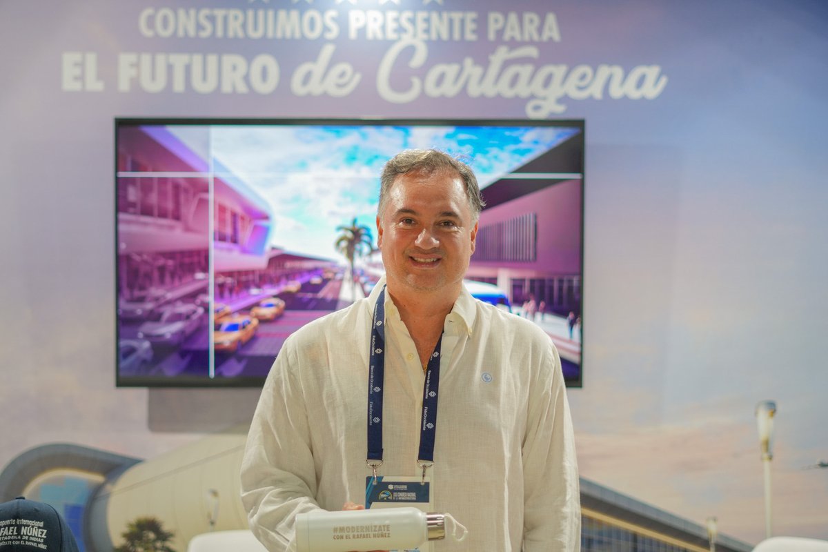 Iniciamos nuestra participación en el XXII Congreso Nacional de Infraestructura, compartiendo la visión del Aeropuerto Rafael Núñez sobre modernización, conectividad y competitividad para impulsar a Cartagena y a Colombia.

Construimos presente para el futuro de Cartagena.