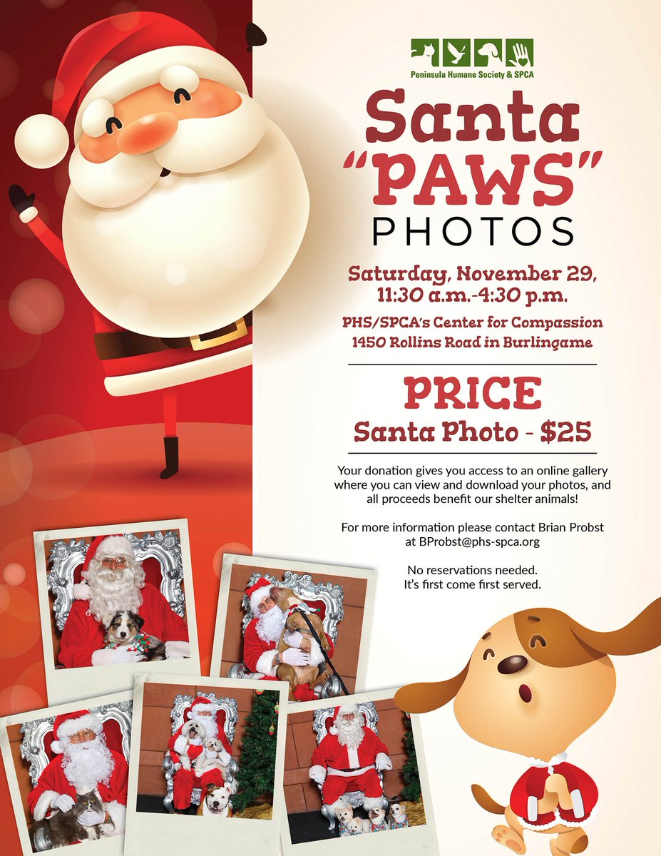 PeninsulaHumane's tweet image. ✨ The holidays are approaching! What better way to spread some extra Holiday cheer than with the Santa Paws donation drive! 🎅  Join us Sat. Nov. 29 from 11:30a.m. - 4:30p.m. at our Lantos Center for Compassion. 

#phsspca #santapaws #donation #holidays2025