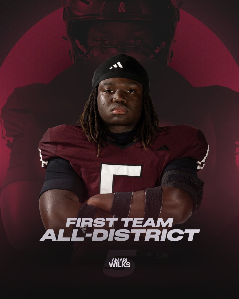 Congratulations Amari Wilks on earning First Team All-District!

#BleedMaroon