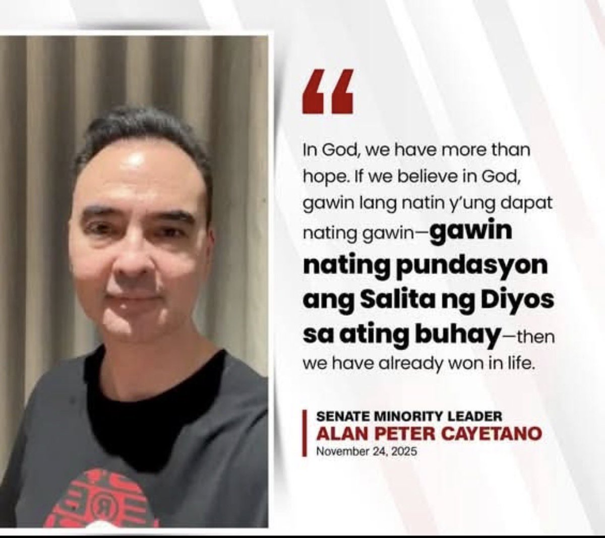 Hypocrisy poster boy!