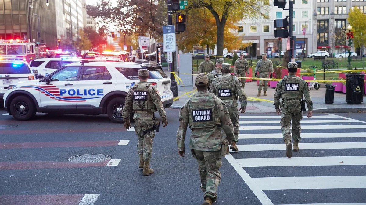 We are deeply saddened by the horrific shooting of two National Guard members in Washington, D.C. Our hearts are with them, their families, and their loved ones during this difficult time.