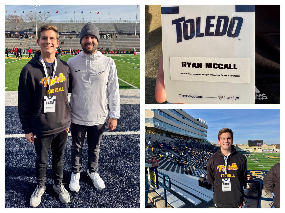 mcsnappin's tweet photo. Thank you @stantonweber for the invite to Saturday’s @ToledoFB game! I enjoyed talking with @JamesRoe73, @matthewbai1ey, and the rest of specialists. Dominant team win start to finish! I loved the atmosphere and getting to tour the campus with my Dad.
TOL-EDO! 🏈🚀 @SpecialTeamsU https://t.co/epsi9uQ5P4