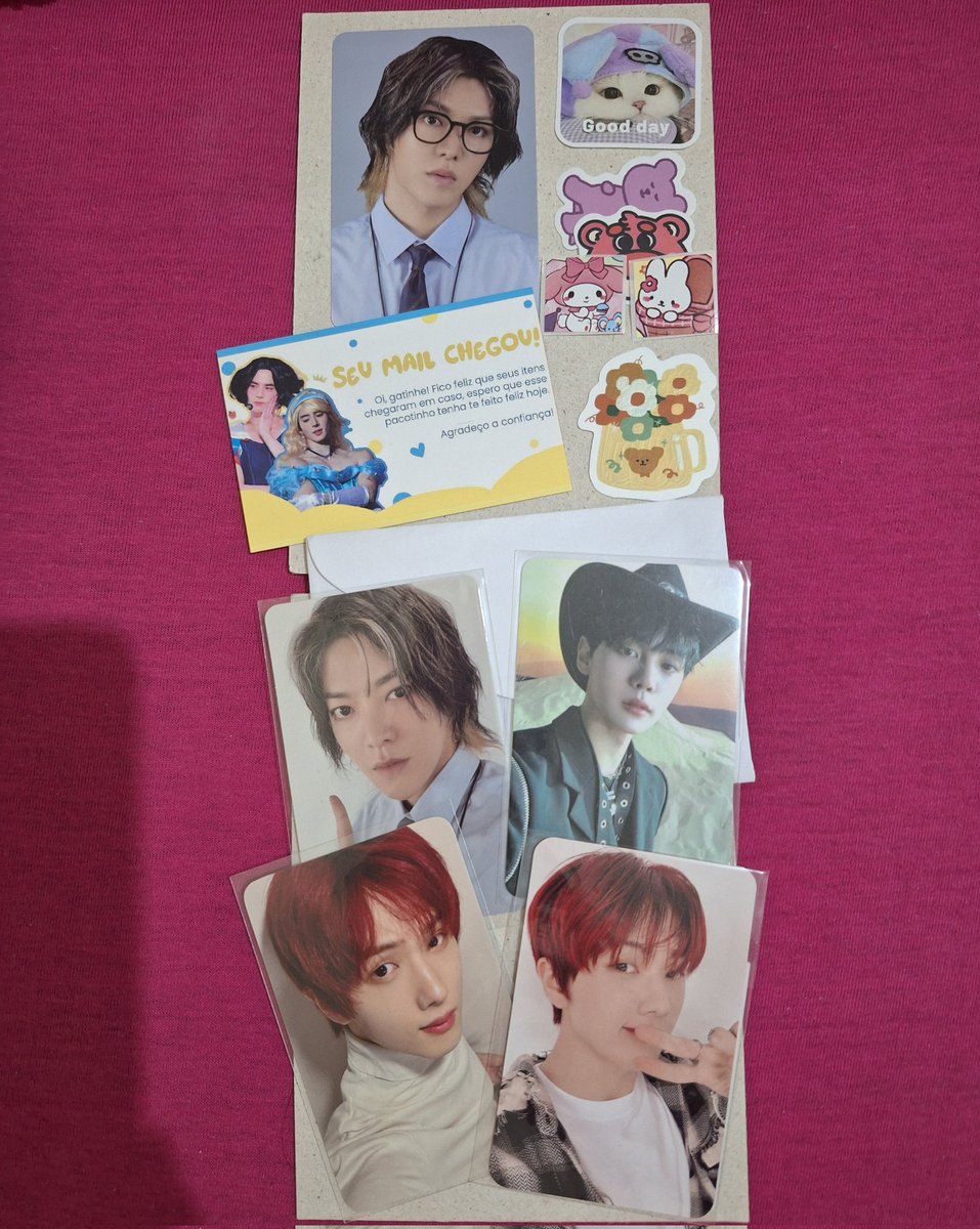 gyuvinyo's tweet photo. feedback positivo! @mwooring ♡
como sempre entregando mto, amo amo.
obg por vender me estes lindinhos, chegou certinho e em perfeito estado! nunca deixarei de comprar contigo, te adoro <33 https://t.co/ljllTnNQ2t