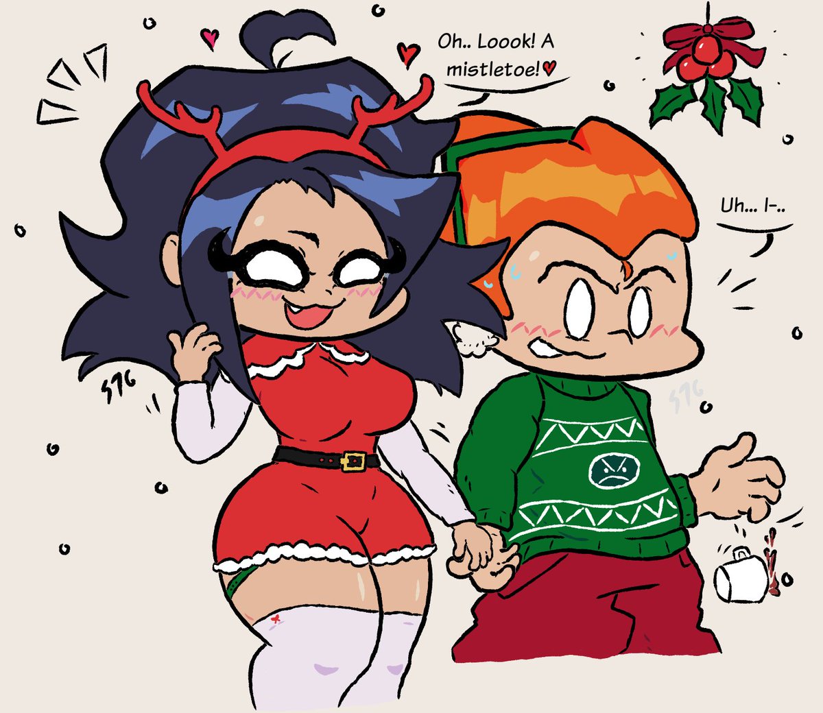 STGrGamer345's tweet image. A bit early but these sillies couldn&apos;t wait so..

Merry Christmas!! 🎄🎁

#FNF #FNFpico #fnfnene #picoxnene #sharpshooter