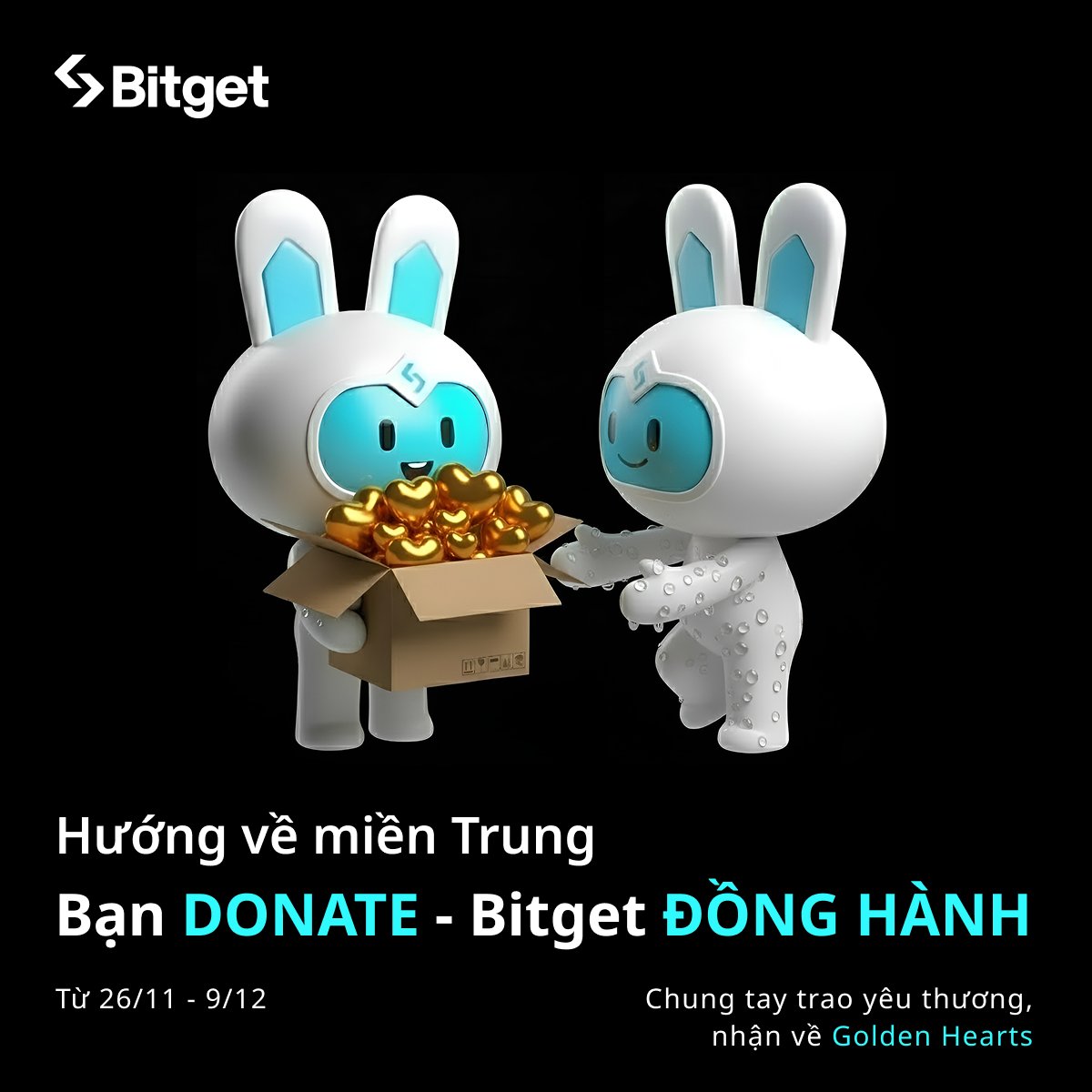 Lae_Lia9's tweet image. 💛 Chung tay cùng Bitget Builders hướng về miền Trung Việt Nam! [ENG below]
Những ngày này nhìn hình ảnh bà con lội nước, chạy bão, mất mát nhà cửa, tài sản, cuộc sống đảo lộn… thật sự quá thương đi. Lia &amp;amp; team Bitget Builders quyết định làm một điều nhỏ,…