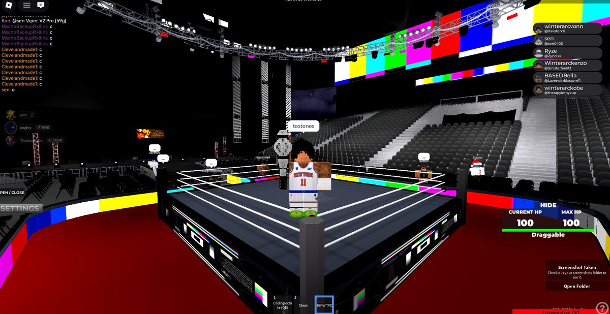 Smokey_V1's tweet photo. #ANDNEWW NGPW TVC 

(i got swept right after)

[@NGPWMEDIA] https://t.co/cBEv9n43jO