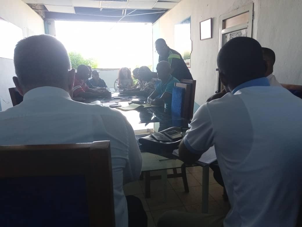 omnibusnstgo's tweet image. Visita de recorrido del director de la Empresa de Ómnibus Nacionales a la UEB Santiago de Cuba.