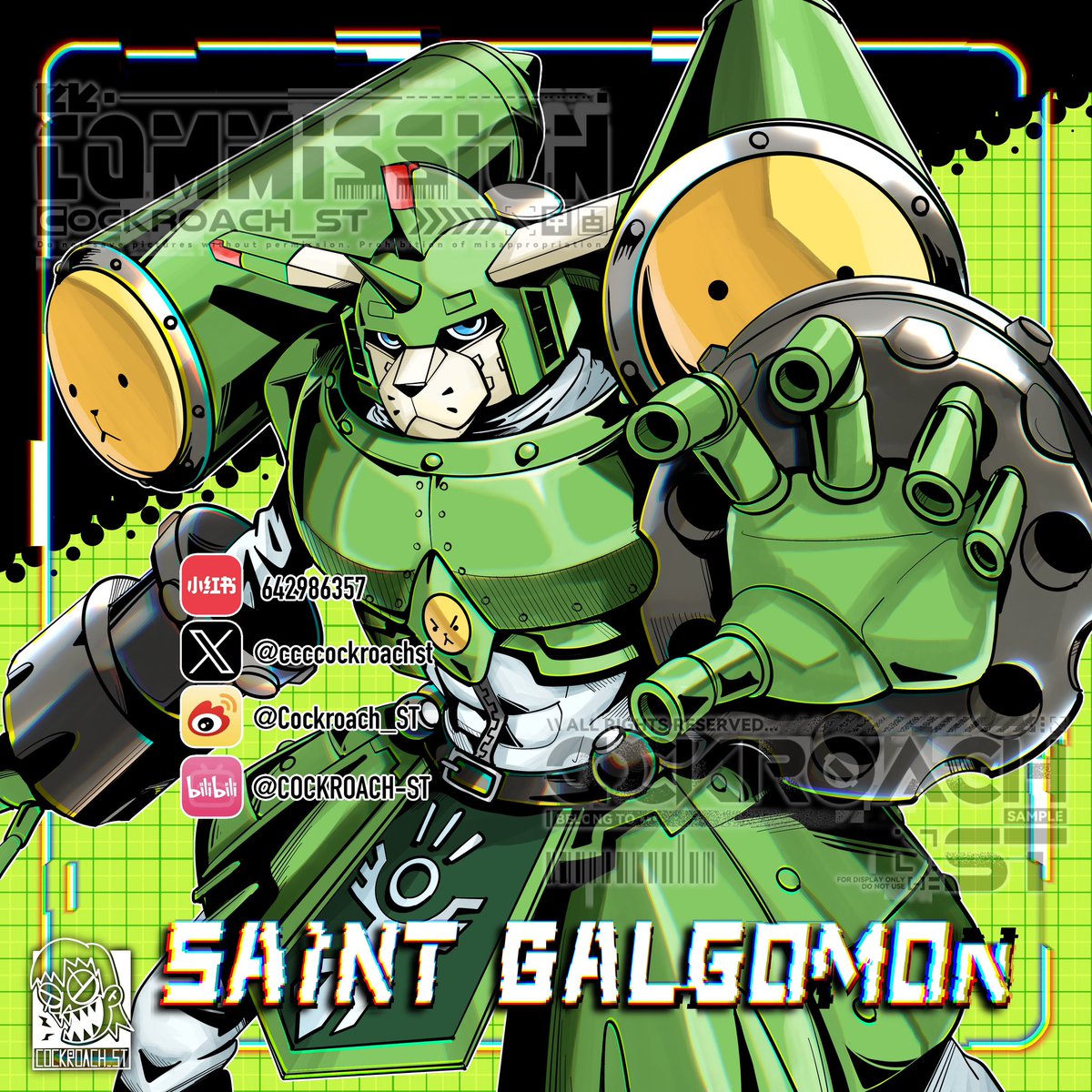 ccccockroachst's tweet image. SAINT GALGOMON
