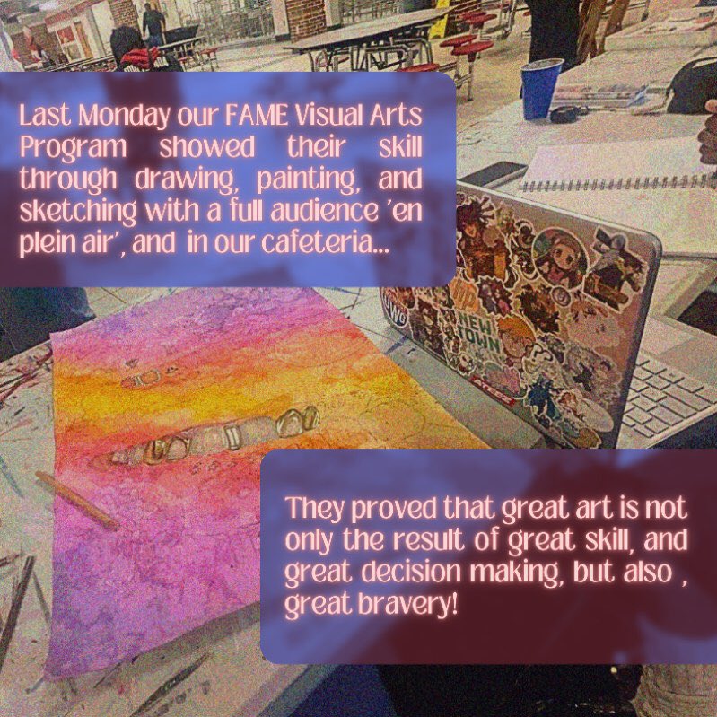 NMHS_Jags's tweet image. Just in case you missed it, here&apos;s a quick and easy recap! If you are interested in applying to our illustrious FAME Magnet Program, do not hesitate to check our school&apos;s website with all the information you need!

#NMHS #recap #visualarts #fame #FAME #applicationsopen