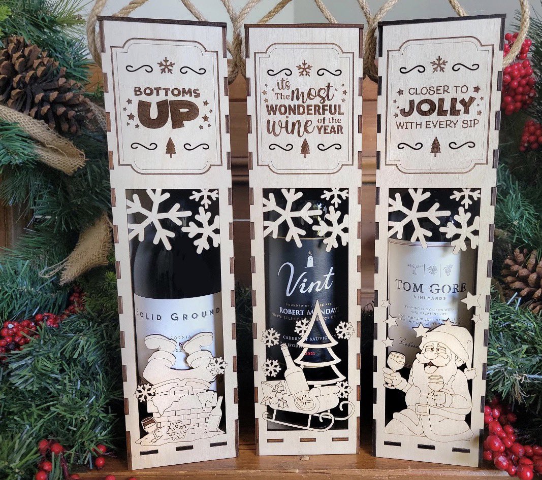 mjedesigns's tweet image. Who need a nice custom box for the holidays to bring a nice bottle to a party ?