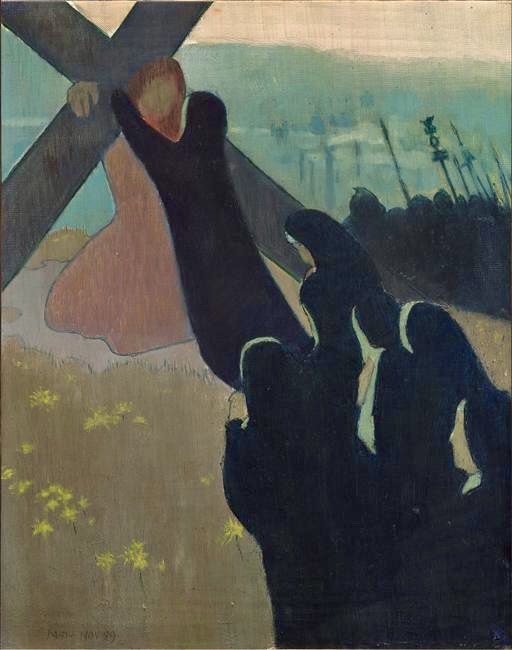 nissnickmich's tweet image. “Subiendo al Calvario” (1889). Obra del pintor francés Maurice Denis #arte #pintura #calvario #cristo #viacrucis #Curiosidades #FelizJueves #27Nov