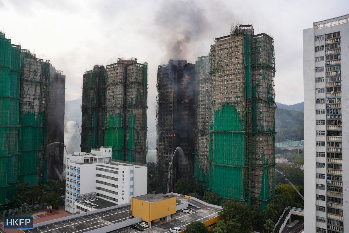 hkfp's tweet image. A deadly No. 5 alarm fire at Tai Po’s Wang Fuk Court was still burning on Thursday morning, more than 19 hours after police first received reports of the blaze.

At least 44 people have died, 279 are missing, and dozens are injured. The spread of the fire was exacerbated by the…