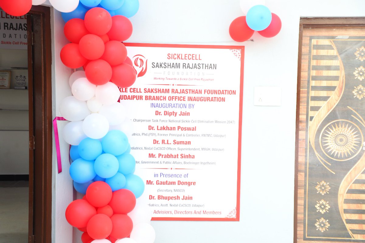 SICKLECELL SAKSHAM RAJASTHAN FOUNDATION tweet media