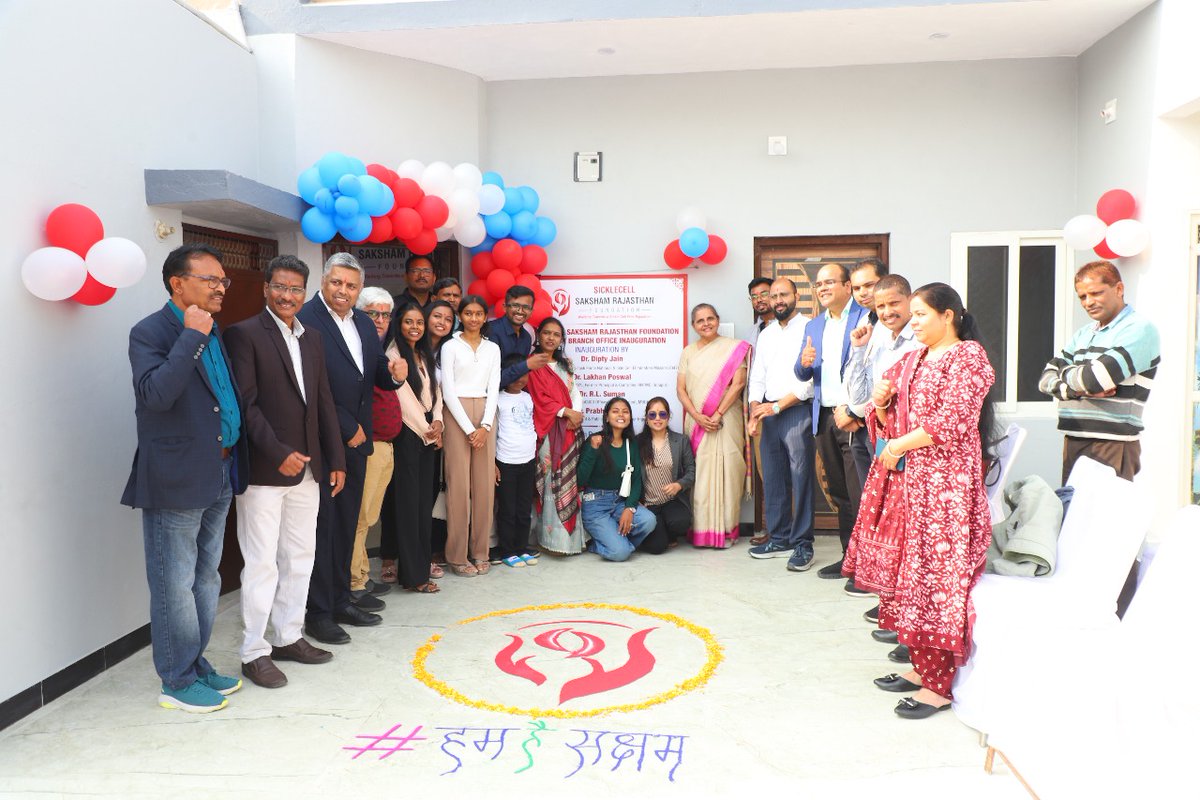 SICKLECELL SAKSHAM RAJASTHAN FOUNDATION tweet media