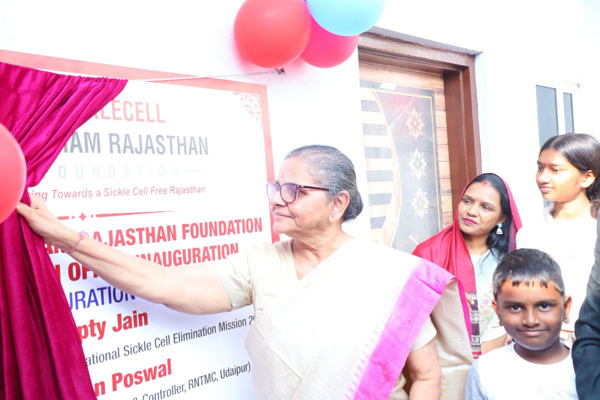 SICKLECELL SAKSHAM RAJASTHAN FOUNDATION tweet media