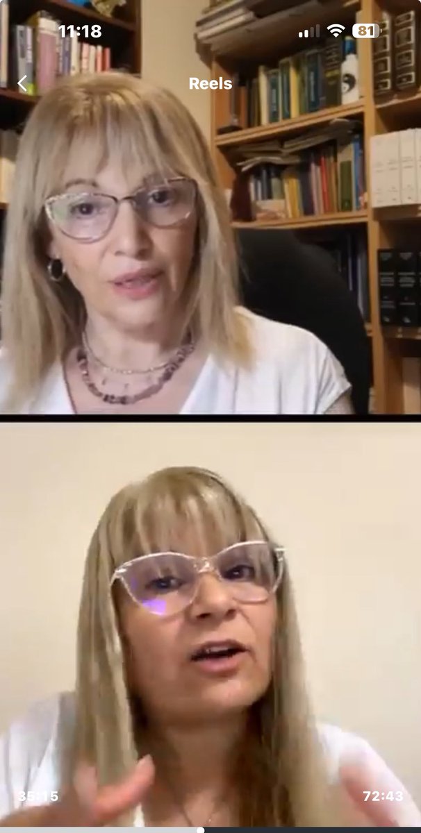 Vivo por @ Mimidominici con María Reghenzani  jueza Civil y Comercial de Avellaneda