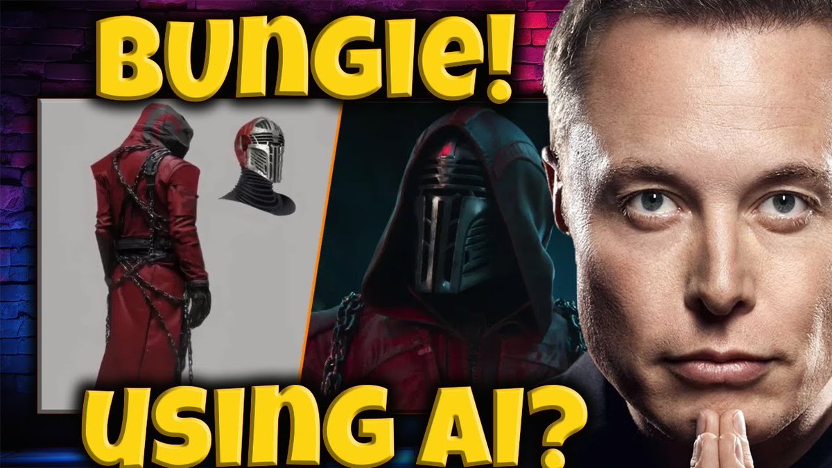 Known Art Thieves - Bungie - Caught Using AI for Destiny 2 Art Now? Exaggerated? youtu.be/fc2KAq2FtQY