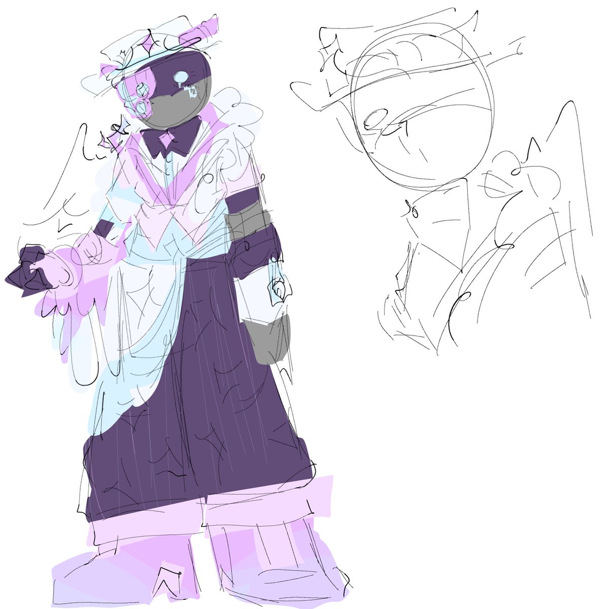 Im so desperate for another scythe skin im manifesting follower scythe and putting this here so someone who can draw better can take concept and make it actually good