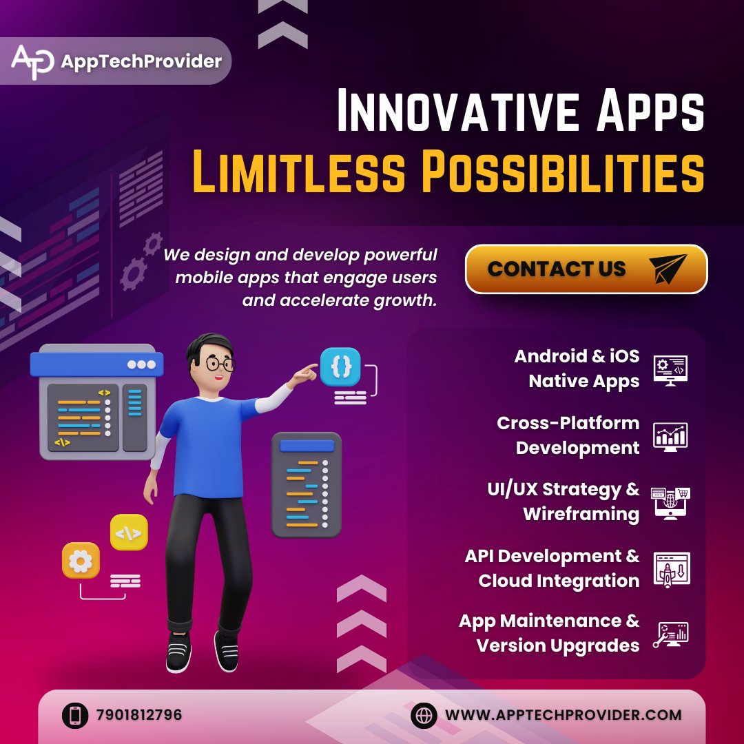 apptechprovider's tweet image. Innovative Mobile Apps for Smarter Growth.
 
#AppTechProvider #MobileAppDevelopment #AndroidDeveloper #iOSDeveloper #CrossPlatformDevelopment #VancouverDentalClinic #APIDevelopment #CloudIntegration #TechAgency #DigitalSolutions #StartupIndia #BusinessGrowth