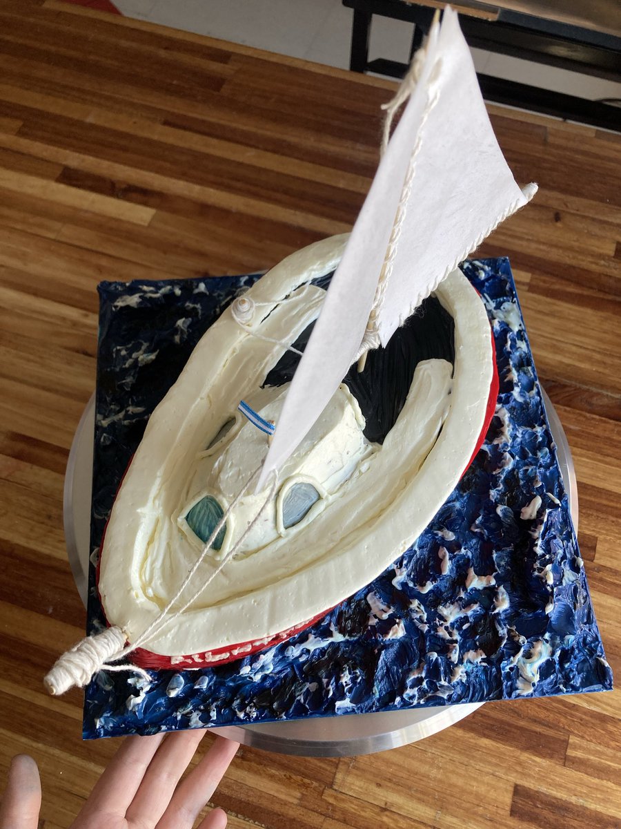 Azupuma's tweet image. Hoy es el cumple de mi viejo, estuve 3 días aguantándome para no spoilearle su torta de cumple