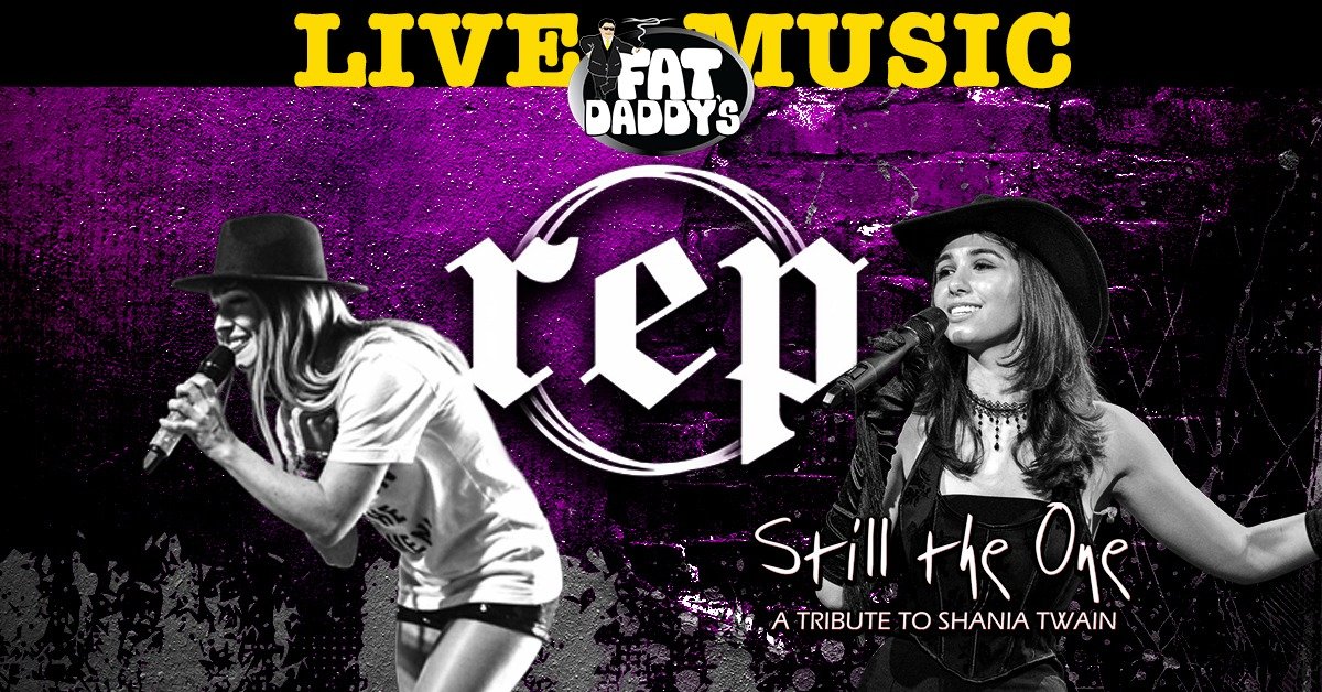 JosephMueller's tweet image. This Friday at #FatDaddys for #Reputation a tribute to @taylorswift13 + #StillTheOne tribute to @ShaniaTwain