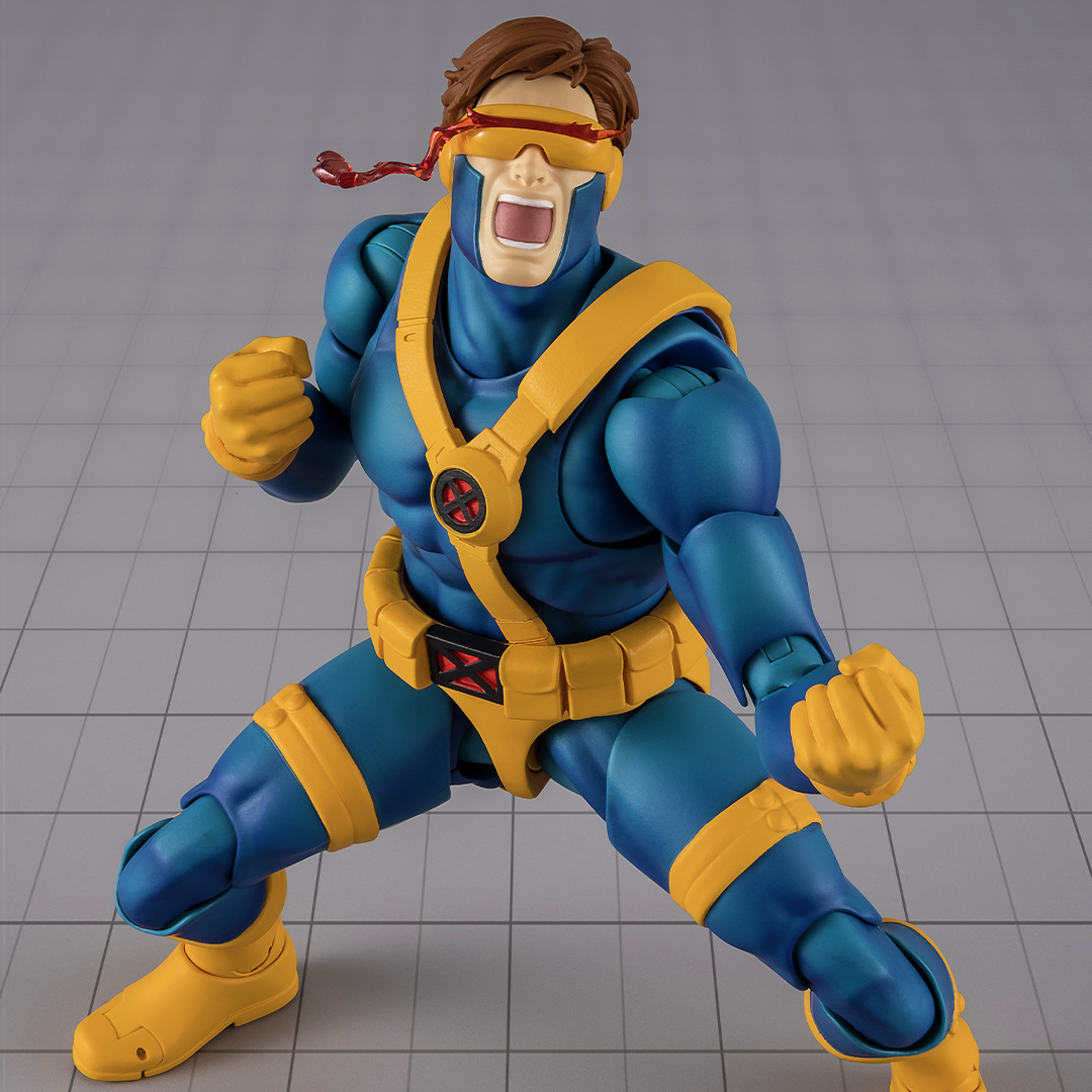 marvel_jp's tweet image. #マーベル『GAMERVERSE』より
X-MENの初代リーダー
#サイクロップス が登場🕶️

様々なポージングを可能にする
S.H.Figuartsクオリティのアクション性能💪

オプティックブラストは
付属台紙パーツ含めて3パターンが再現可能💥

11/29（土） 店頭販売開始🔥
bit.ly/49fmRly（魂ウェブ）