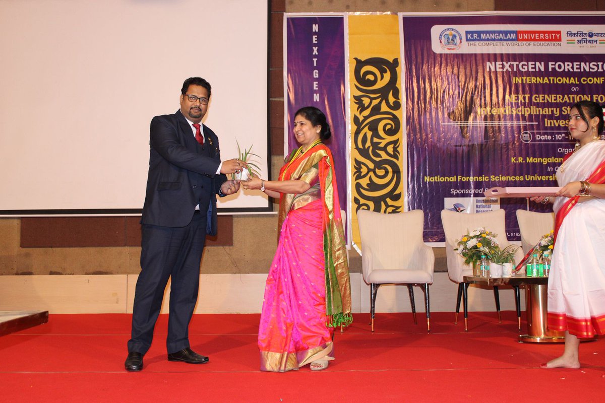 dranmishra's tweet image. Glimpses of my presence at &apos;Nextgen Forensics,&apos; an international conference hosted by KRMU in Gurugram, India. Sincere appreciation to the organisers for a successful event. #NextgenForensics #ForensicScience #DigitalForensics #InternationalConference #DrAmarnathMishra