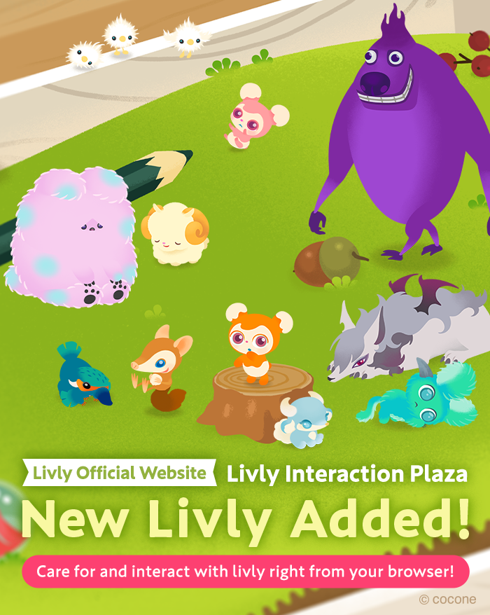 livlyisland_en's tweet photo. ⋱ Livly Island Official Website ⋰
You can now interact with #Ulula at the #LivlyInteractionPlaza🌟

New to #Livly?
Take this chance to care for and interact with different livlies right from your browser!🔍

Share it with your friends and family💫

🔗Go now!→https://t.co/zi2mTOwC7e