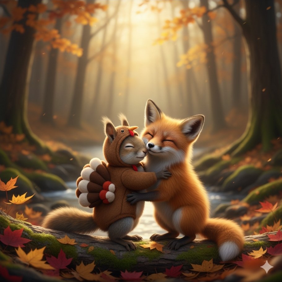 SquirrelWestend's tweet photo. #GiveThanksFor hugs! https://t.co/niiOzqqYVo