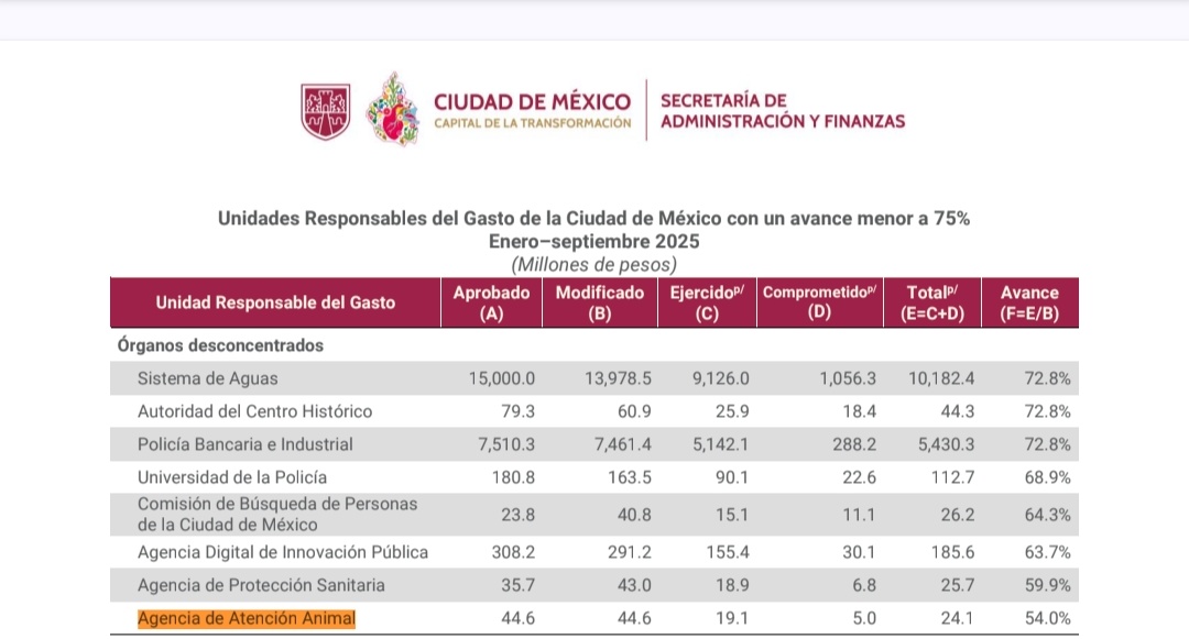 YoAmoaLaCiencia's tweet image. Funcionaria de Brugada gasta menos de la mitad del presupuesto en bienestar animal

Ana Villagrán dirige una dependencia que en nueve meses no ha usado ni la mitad de su presupuesto.

Solo ha gastado en sueldos y en la operación superficial de programas de bienestar animal.

Esto…