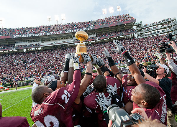 #TBT to the last time the Battle for the Golden Egg was played at 11AM on Scott Field.