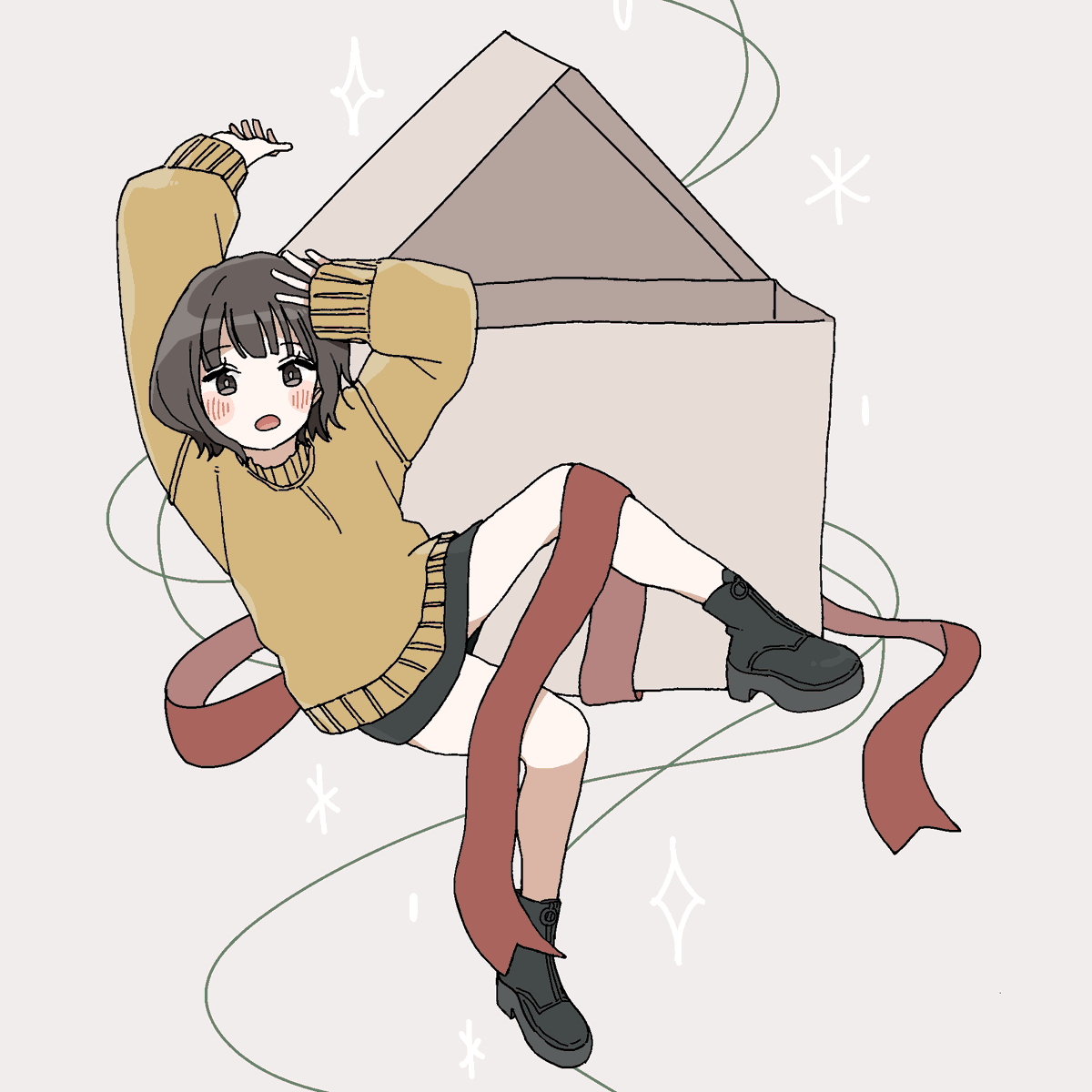 「冬の過去絵〜 2020年に描いたものなんだけど、今でもお気に入り! デジタルに不」|毬那🌸LINE着せかえ発売のイラスト