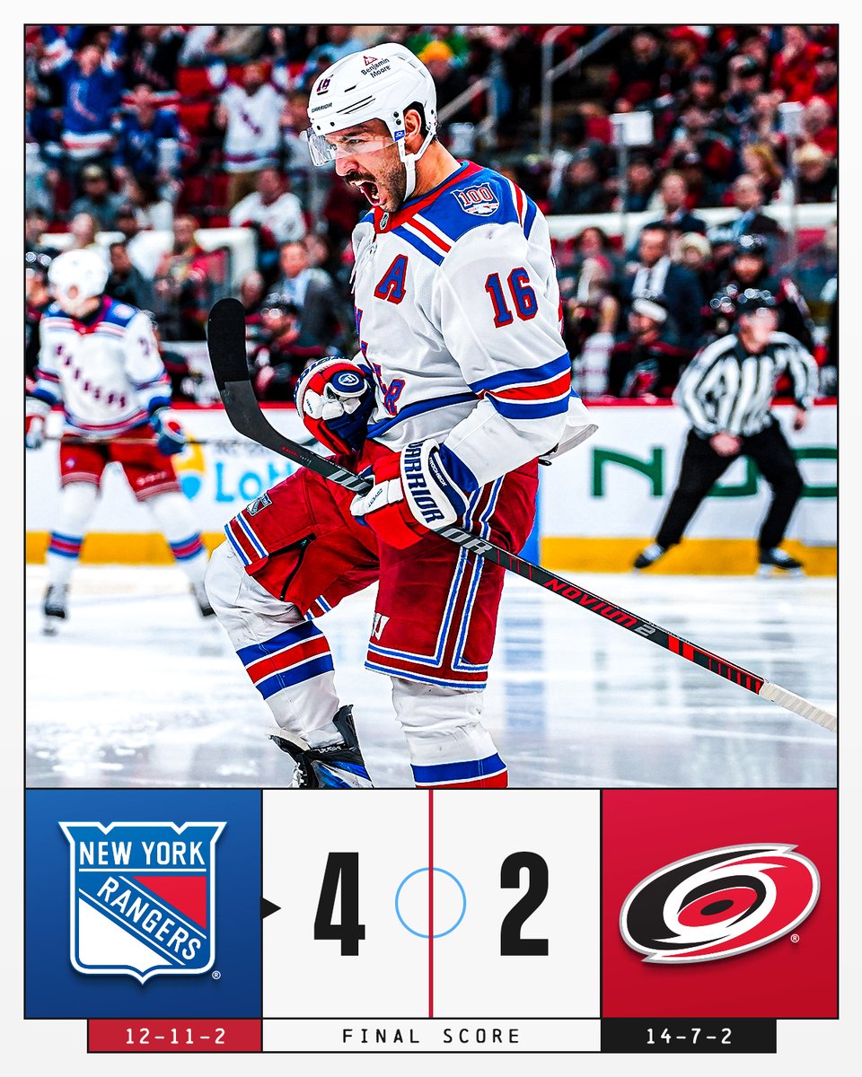 NHL's tweet photo. The @NYRangers take this Metro Division clash! 🗽 https://t.co/t1cXLS5Qze