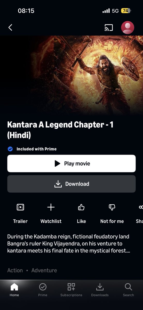 shreyagenai's tweet image. Finally it is here 🫶✨ #KantaraChapter1  #KantaraALegendChapter1OnPrime 
#kantara