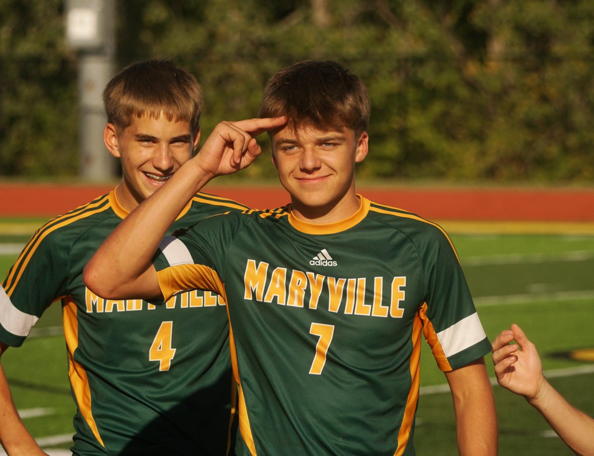 Congrats to Tuan Jacobson and Cooper Lynn for making All-State soccer! Jacobson made the First Team as a forward and Lynn made the Second Team as a defender.