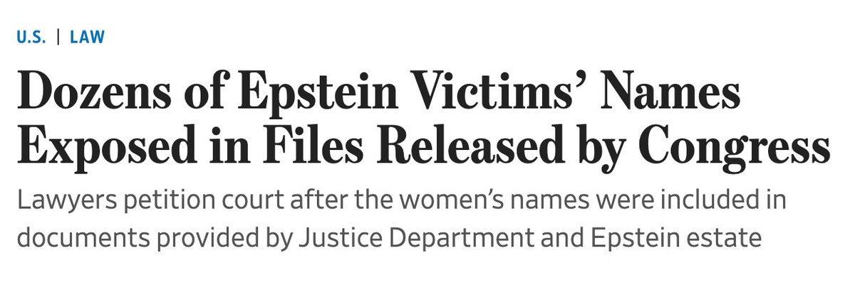 Oversight Democrats have been careful not to release any information that contains the names of any survivors of Jeffrey Epstein's abuse. It’s horrific that Republicans won’t do the same. bit.ly/4inyQjx