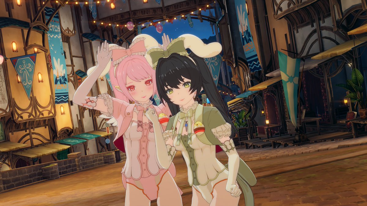 gale_bpsr's tweet image. ウサギの姉妹 🐰 

#BlueProtocolStarResonance #StarResonance #BPSR  #スタレゾ